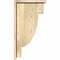 Ekena Millwork Alpine Rough Sawn Corbel w/Backplate, Douglas Fir, 6"W x 14"D x 26"H COR06X14X26ALP01RDF - alternate 3